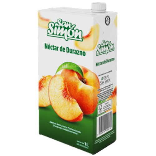 JUGO SAN SIMON DURAZNO 1LT