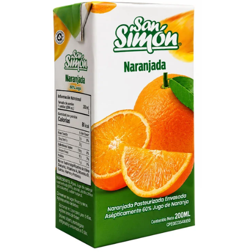 JUGO SAN SIMON NARANJA 200ML