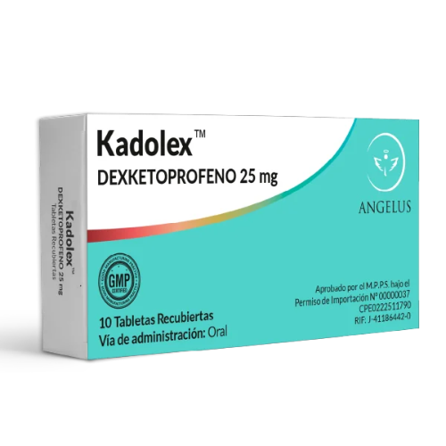 KADOLEX DEXKETOPROFENO 25MG TAB X 10