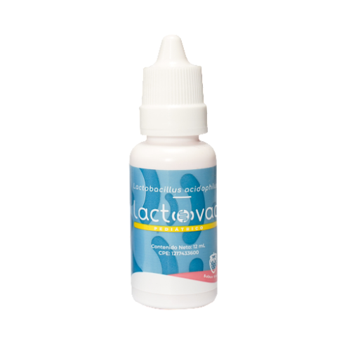 LACTOVAC LACTOBACILLUS PROBIOTICO PED SOL 12ML
