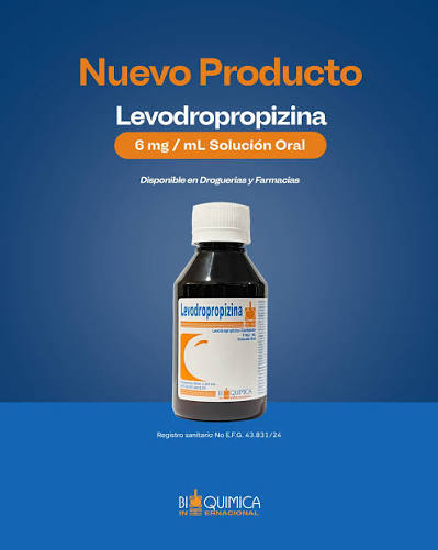 LEVODROPROPIZINA 6MG SOL ORAL 120ML (BIOQUIMA)