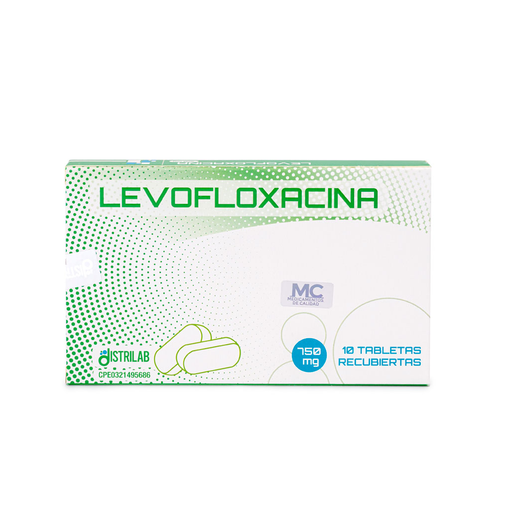LEVOFLOXACINA 750MG TAB X 10 (DISTRILAB)