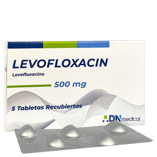 LEVOFLOXACINA 500MG TAB X 5 (ADN MEDICAL)