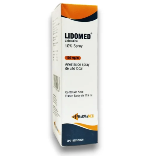 LIDOMED LIDOCAINA 10 SPRAY 115ML PHARMAMED