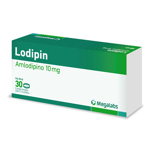 LODIPIN AMLODIPINA 10MG TAB X 30
