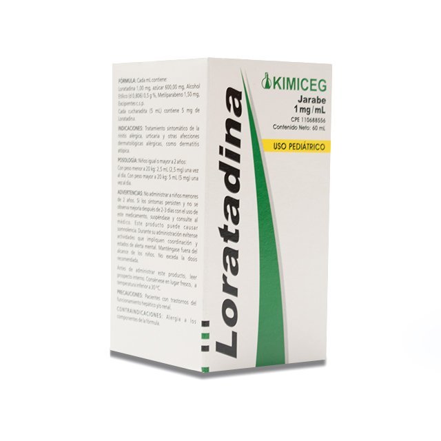 LORATADINA 1MG/ML JBE 60ML (KIMICEG)