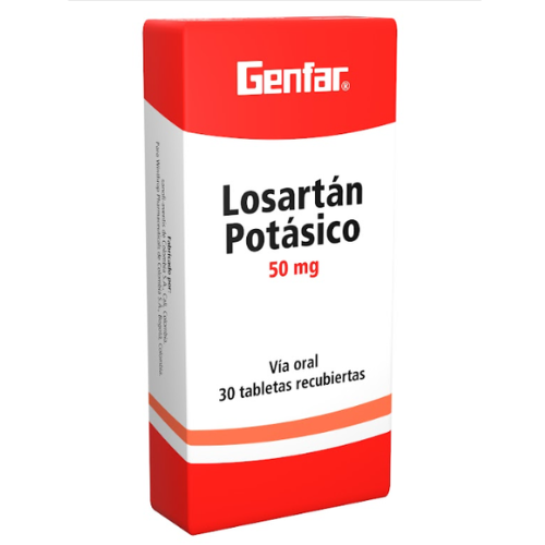 LOSARTAN POTASICO 50MG TAB X 30 (GENFAR)