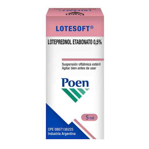 LOTESOFT LOTEPREDNOL 0.5% SOL OFT 5ML