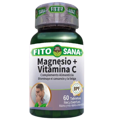 MAGNESIO VITAMINA C 240-240MG TAB X 60 FITOSANA