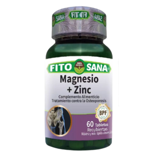 MAGNESIO ZINC TAB X 60 (FITOSANA)