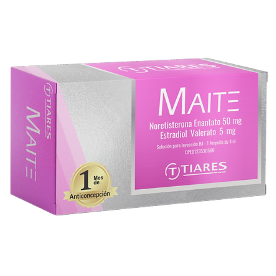 MAITE NORETISTERONA 50MG AMP 1ML