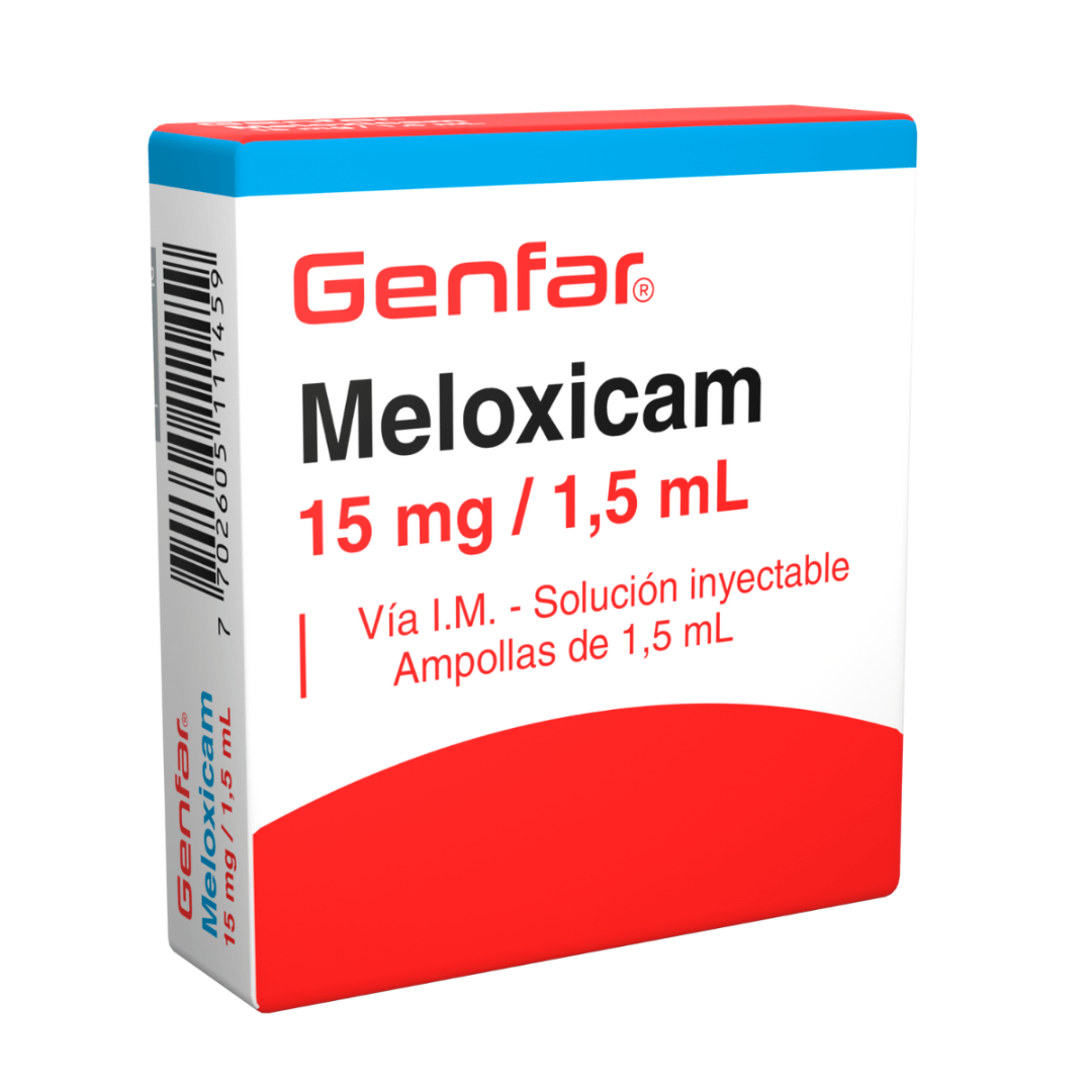 MELOXICAM 15MG AMP I.M 1.5ML X 1 (GENFAR)