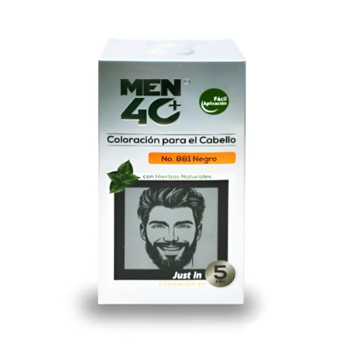 MEN 40 COLORACION PARA CABELLO 881 NEGRO KIT