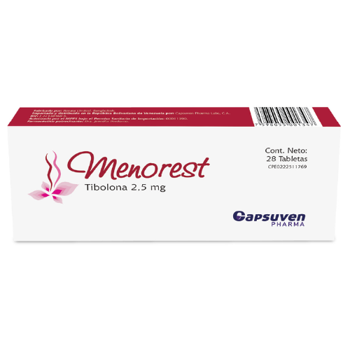 MENOREST TIBOLONA 2.5MG TAB X 28