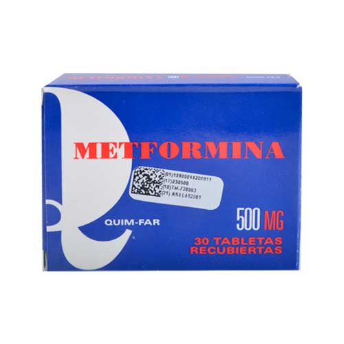 METFORMINA 500MG TAB X 30 (QUIM-FAR)