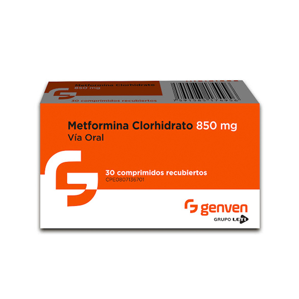 METFORMINA 850MG TAB X 30 (GENVEN)