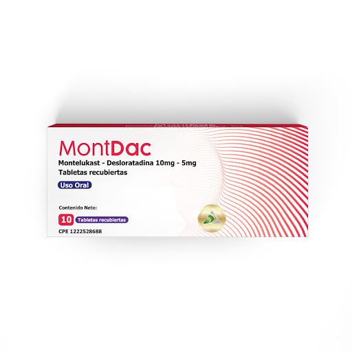 MONTDAC DESLORATADINA MONTELUKAST 5-10MG TAB X 10