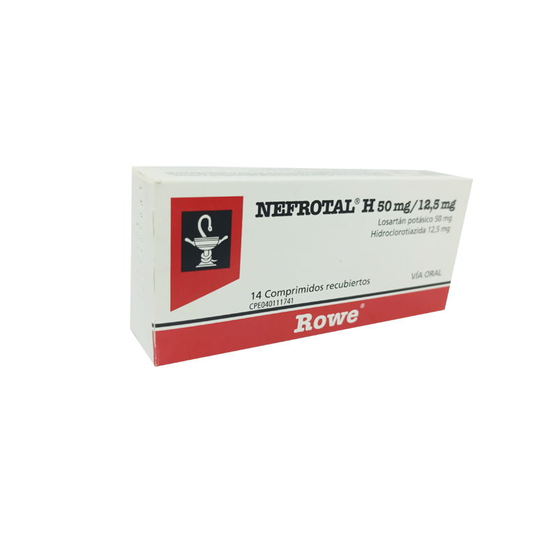 NEFROTAL H LOSARTAN HIDROCLOROTIAZIDA 50-12.5MG TAB X 14