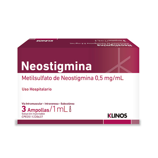 NEOSTIGMINA 0,5MG AMP I.V-I.M-I.A 1ML X 3 (KLINOS)