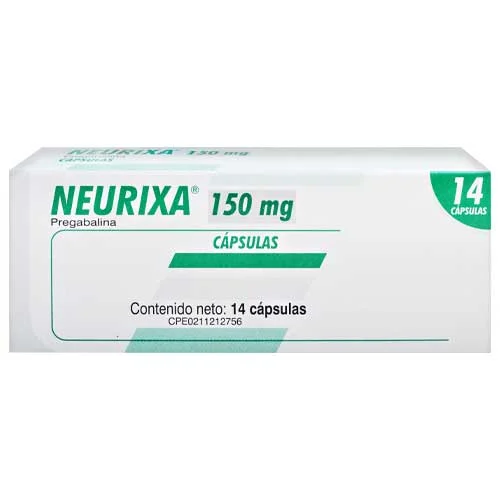 NEURIXA PREGABALINA 150MG CAP X 14