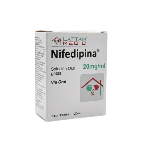 NIFEDIPINA 20MG GOTAS 20ML (LATTAN MEDIC)