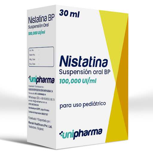 NISTATINA 100000UI/ML SUSP 30ML (UNIPHARMA)