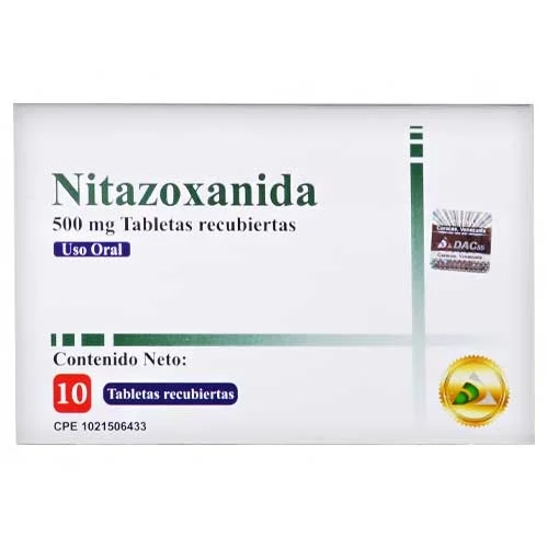 NITAZOXANIDA 500MG TAB X 10 (DAC 55)