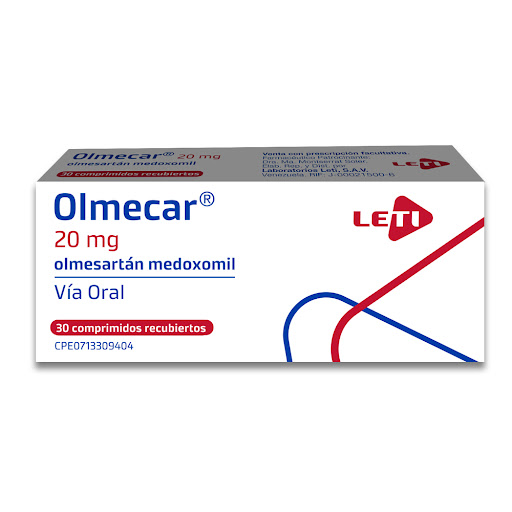 OLMECAR OLMESARTAN 20MG TAB X 30
