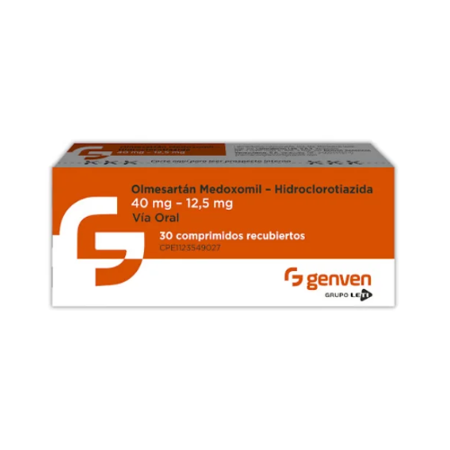 OLMESARTAN HIDROCLOROTIAZIDA 40-12.5MG TAB X 30 (GENVEN)