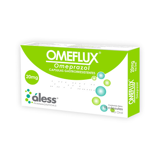 OMEFLUX OMEPRAZOL 20MG CAP X 10 (ALESS)