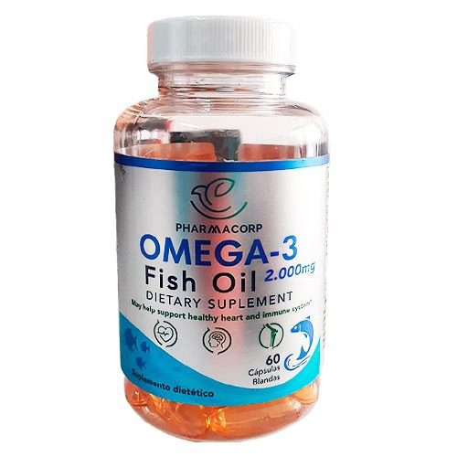 OMEGA 3 2000MG CAP BLANDAS X 60 (PHARMACORP)