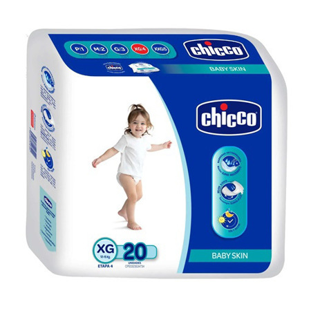 PAÑAL NIÑO TALLA XG X 20 UND (CHICCO)