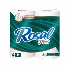 PAPEL HIGIENICO ROSAL PLUS 215HOJAS X 4