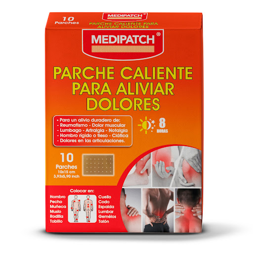 PARCHE CALIENTE DOLORES L X 10 (MEDIPATCH)