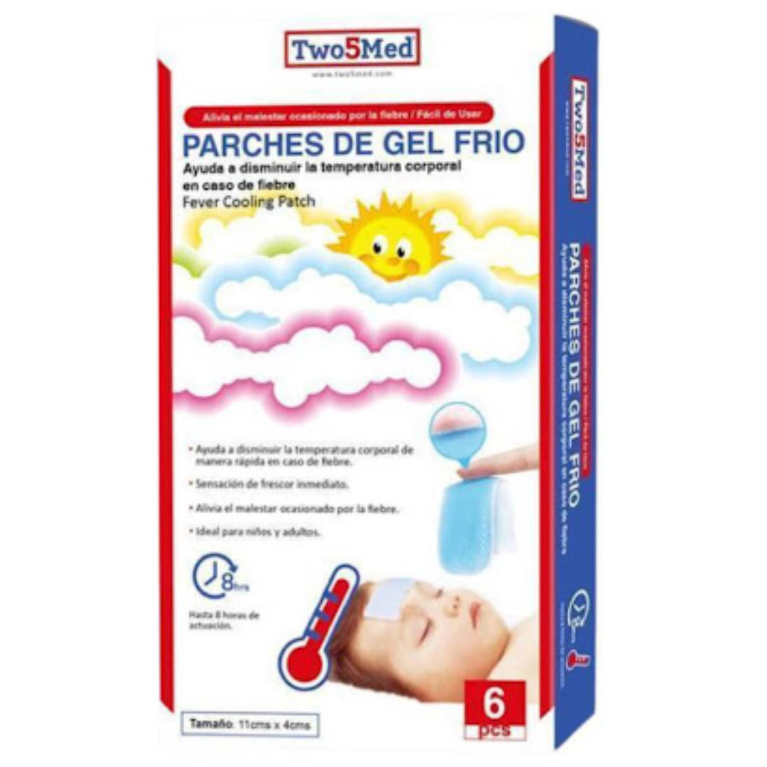 PARCHES DE GEL FRIO X 6 UND (TWO5MED)
