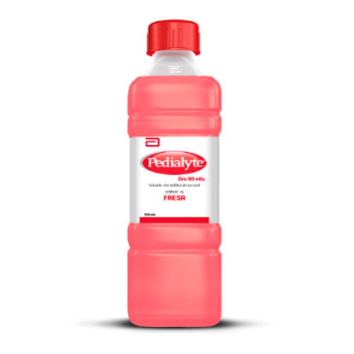 PEDIALYTE ZINC FRESA SUERO ORAL 500ML