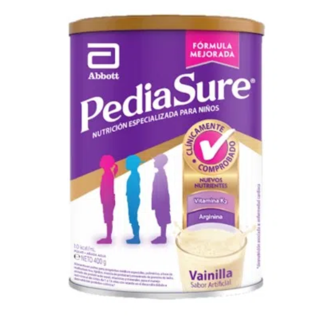 PEDIASURE SUPLEMENTO NUTRICIONAL VAINILLA 400GR ABBOTT
