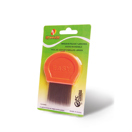 PEINE SACA PIOJOS MANGO PLASTICO