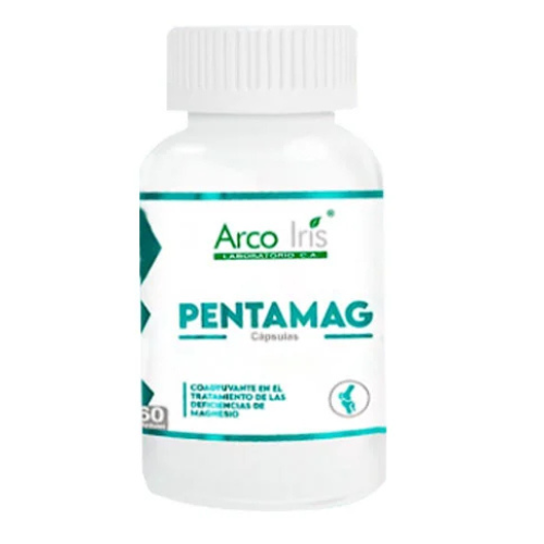 ARCOIRIS PENTAMAG CITRATO MALATO GLICINATO TREONATO OROTATO MAGNESIO CAP X 60
