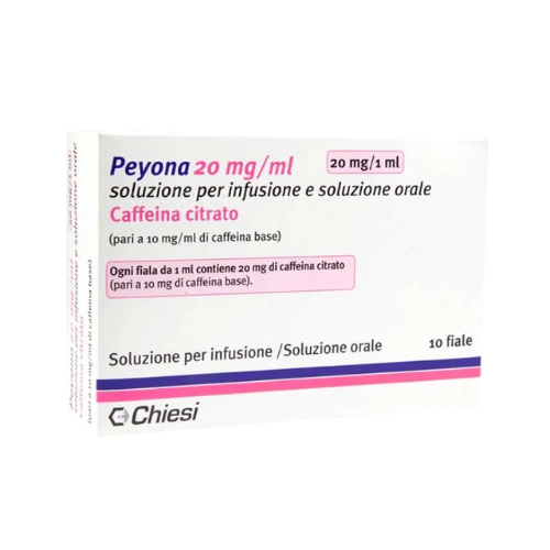 PEYONA CITRATO DE CAFEINA 20MG AMP I.V/ORAL 1ML X 1