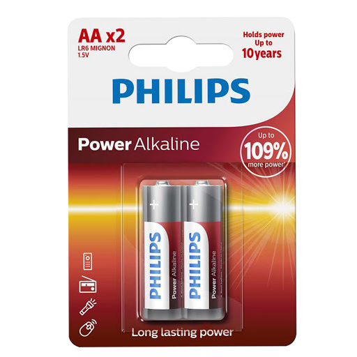 PILAS AA X 2 UND PHILIPS