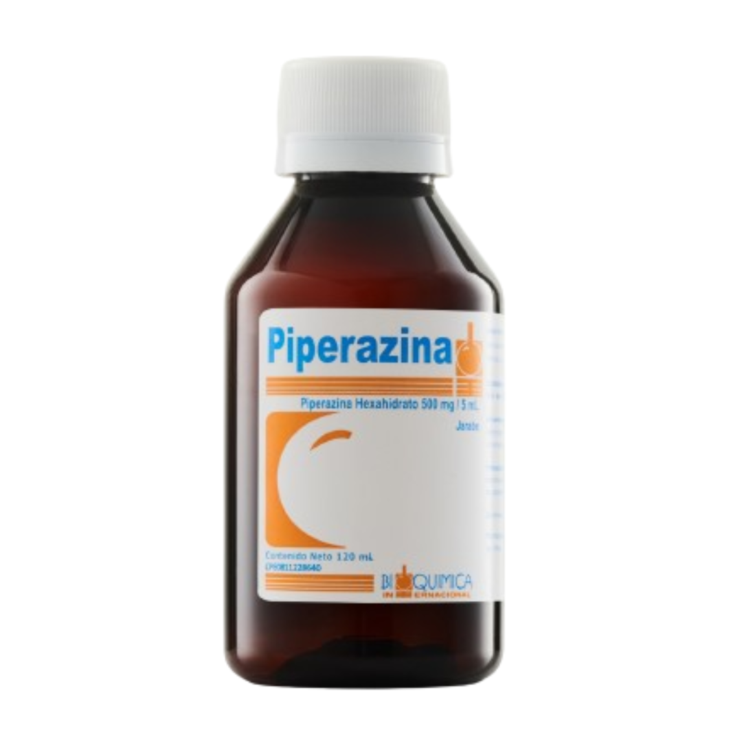 PIPERAZINA 500MG/5ML JBE 120ML (BIOQUIMICA)