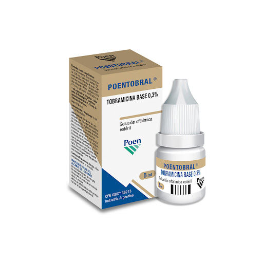 POENTOBRAL TOBRAMICINA 0.3% SOL OFT 5ML