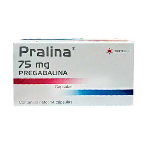 PRALINA PREGABALINA 75MG CAP X 14
