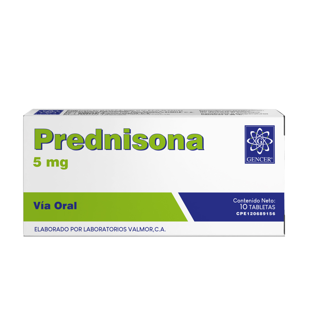 PREDNISONA 5MG TAB X 10 (GENCER)
