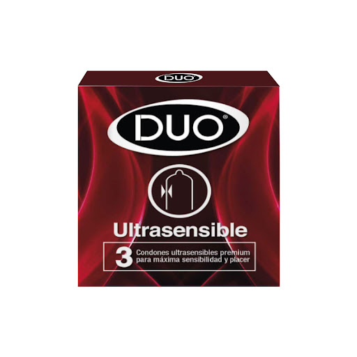 PRESERVATIVOS DUO ULTRASENSIBLE 52MM X 3 UND