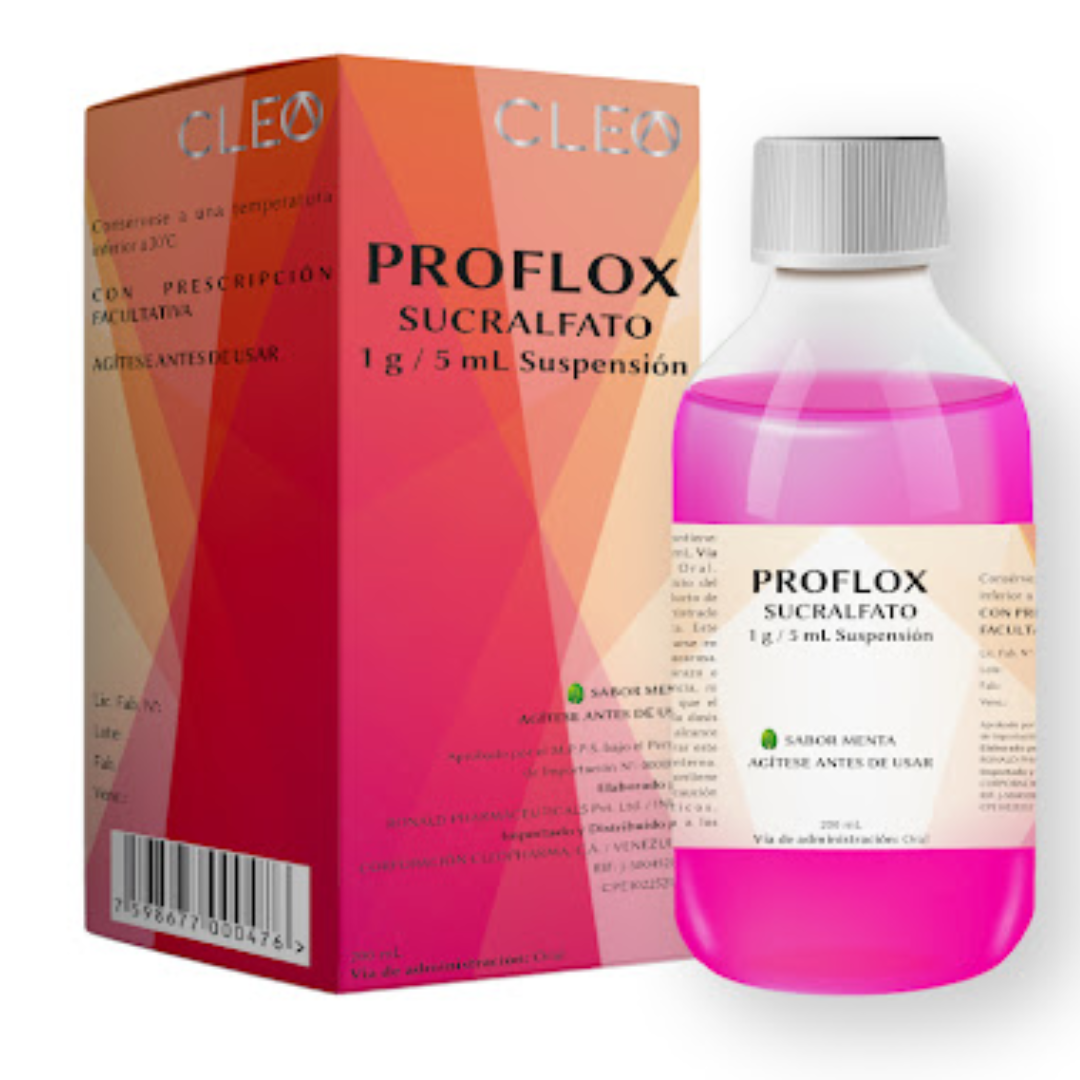 PROFLOX SUCRALFATO 1GR/5ML SUSP 200ML