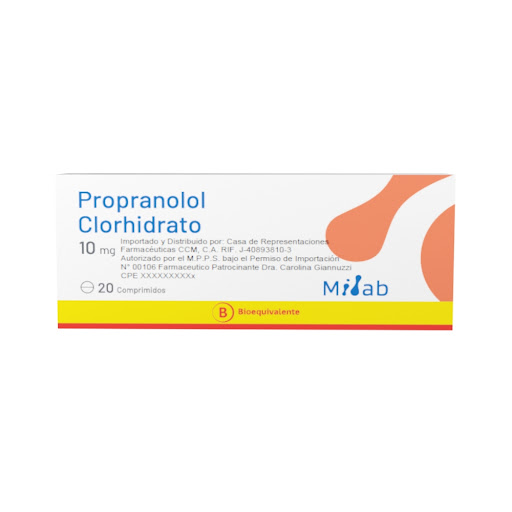 PROPRANOLOL 10MG TAB X 20 (MILAB)