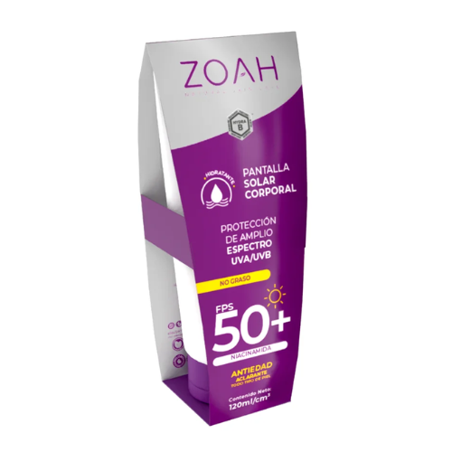 PROTECTOR SOLAR ZOAH SPF50+ CREMA 120ML