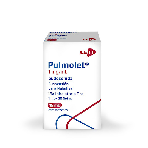 PULMOLET BUDESONIDA SOL P/ NEBULIZAR 15ML